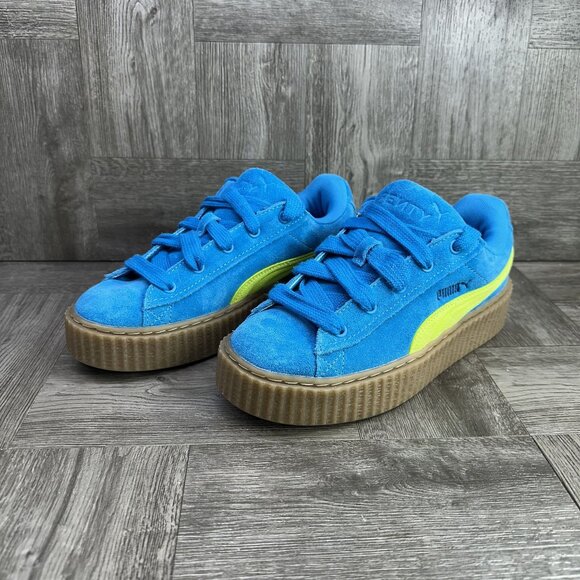 Puma Creeper Phatty Rihanna Fenty Speed Blue Women's size 8.5 - Picture 3 of 8